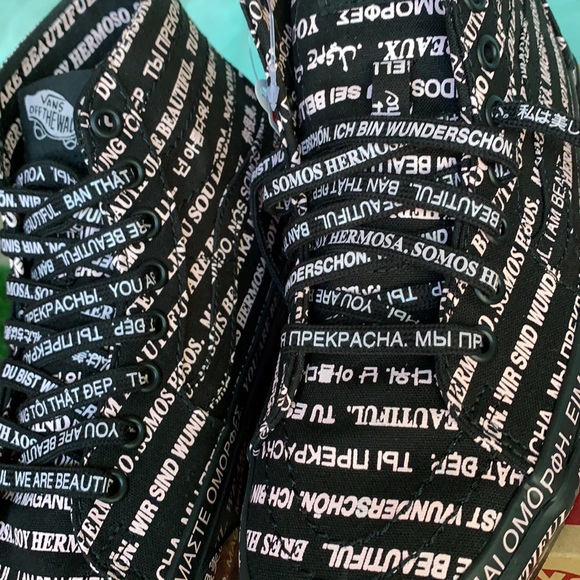 VANS SK8-Hi TAPERED WE ARE BEAUTIFUL Blk/Blk WMNS - Picture 9 of 16